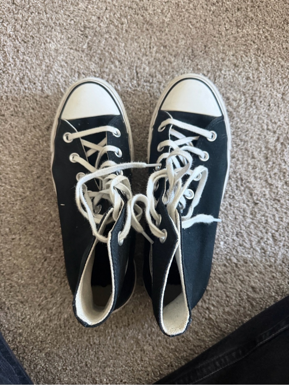 Converse Chuck Taylor All Star Lift Platform High Top Black & White - 7 - Picture 5 of 5